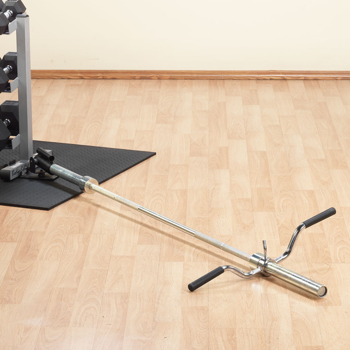 Adjustable T-Bar Row Platform and Lat Blaster Bar