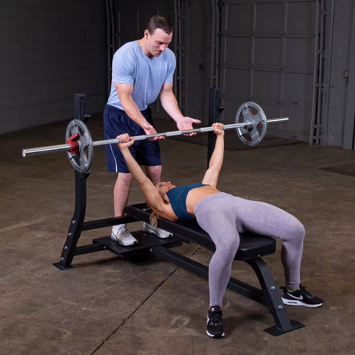 Body-Solid Commercial Flat Olympic Bench Press