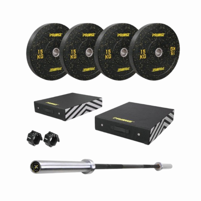 Primiz 100kg Elite Bumper and Drop Pad Bundle