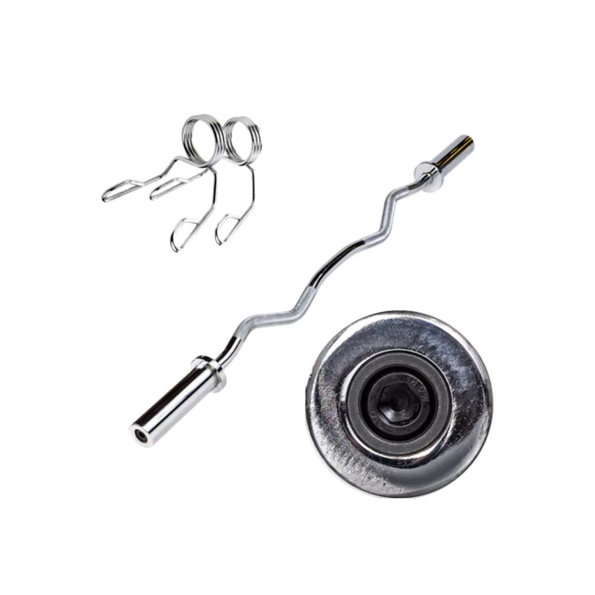 Olympic EZ Curl Bar and Collars
