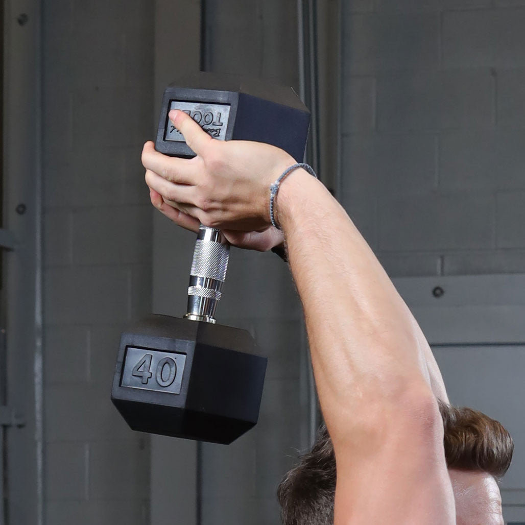 Rubber Hex Dumbbell 2.5KG Set