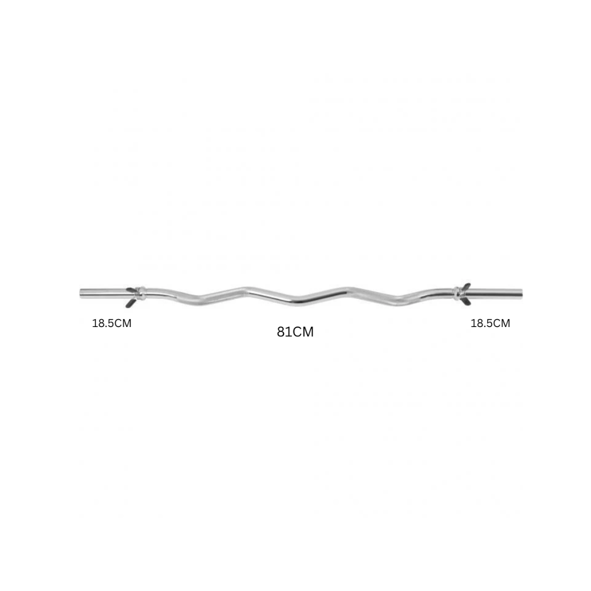 Standard 120cm EZ Curl Bar with Collars