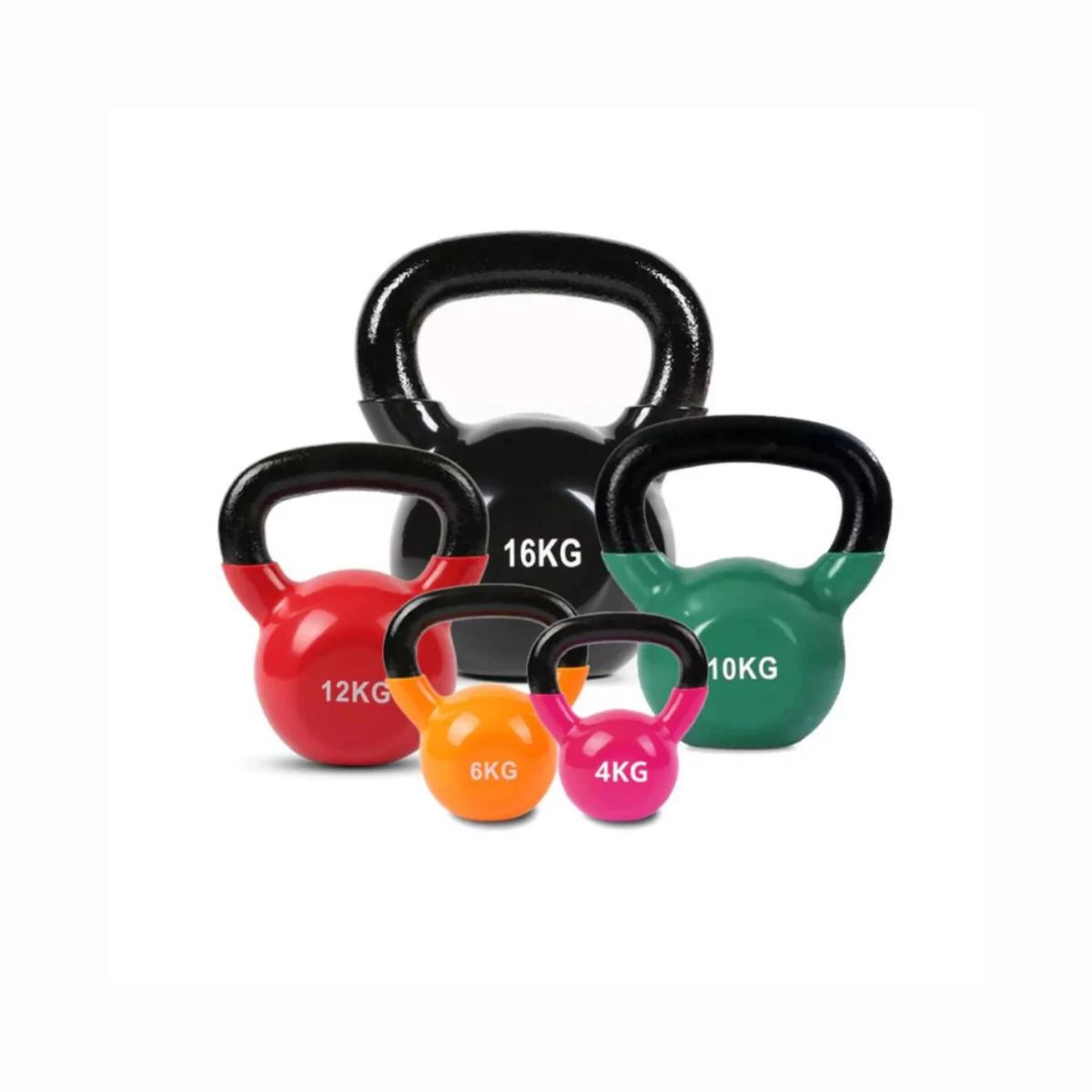 16kg Vinyl Dipped Kettlebell