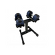 20KG Adjustable Dumbbell Set with Rack (2KG - 20KG)