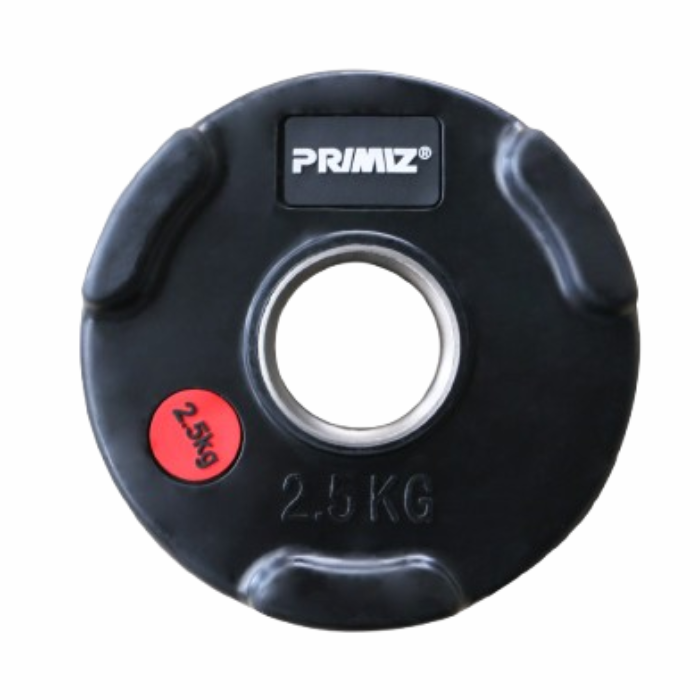 Primiz Olympic Rubber Weight Plates 2.5KG (Pair)