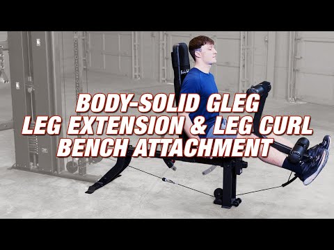 Body-Solid Leg Extension Curl Bench Attachment