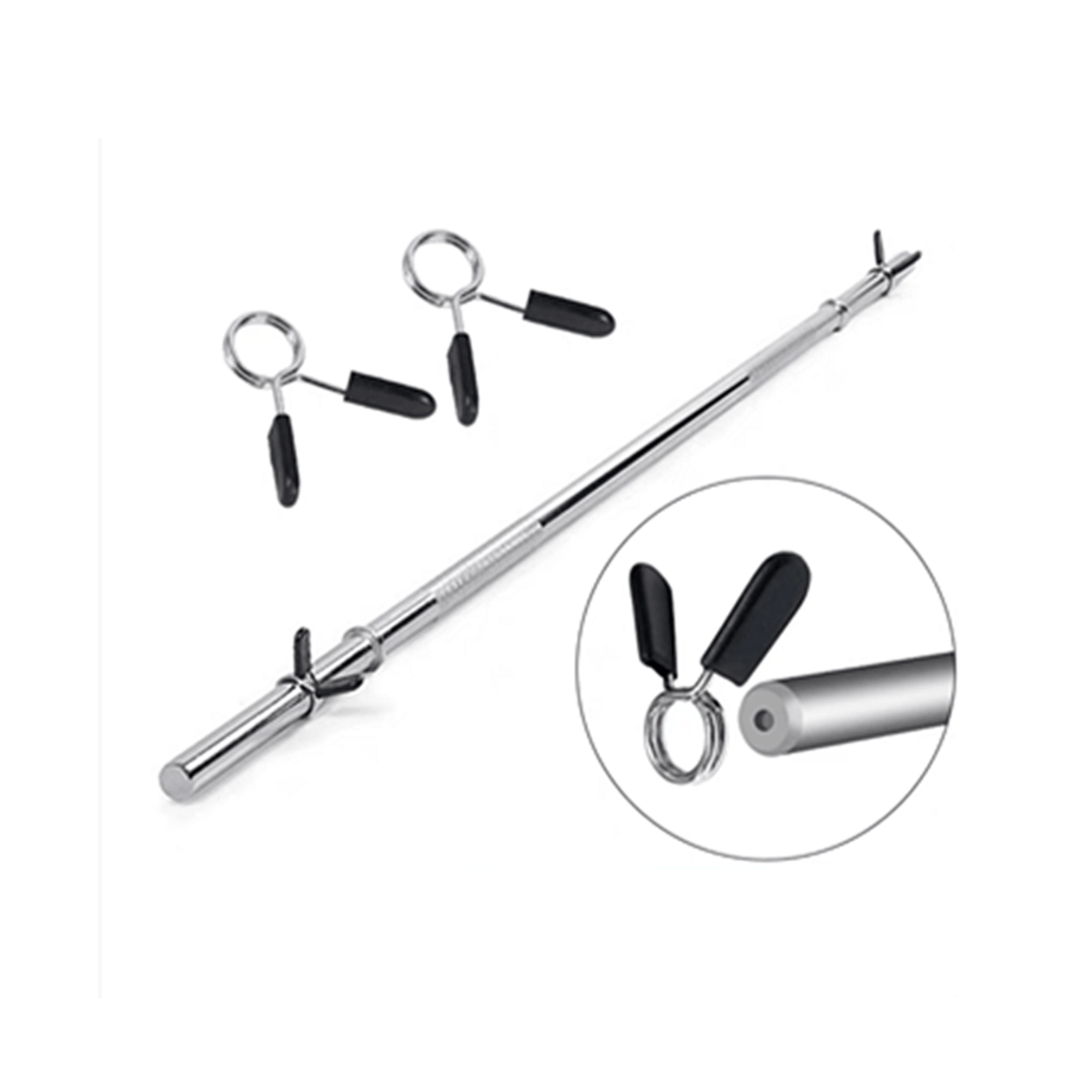 Standard 2.2m Barbell with Spring Collars