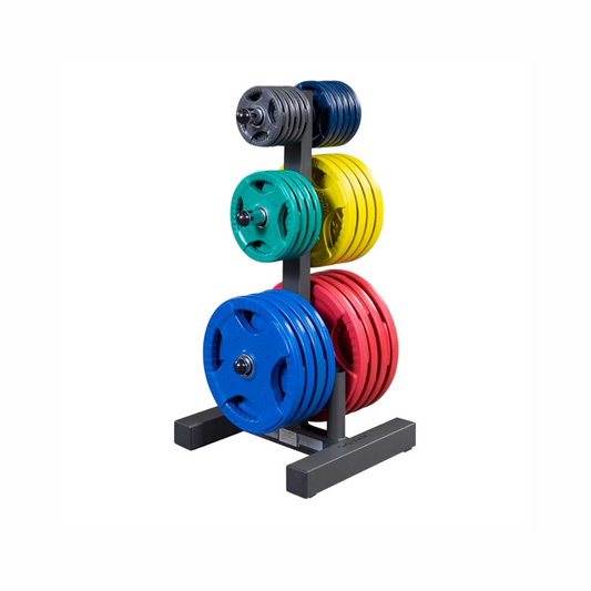 Body-Solid PRO Olympic Weight Plate and Bar Rack