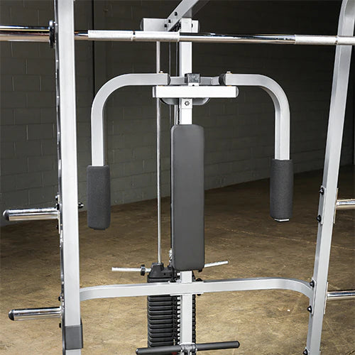 Body-Solid Commercial Smith Machine with 95KG Lat and Pec Attachment