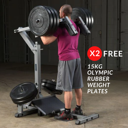 Body-Solid Premium Leverage Squat and Calf Raise Machine