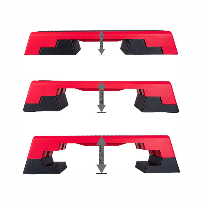 Commercial 3 Height Adjustable Aerobic Step