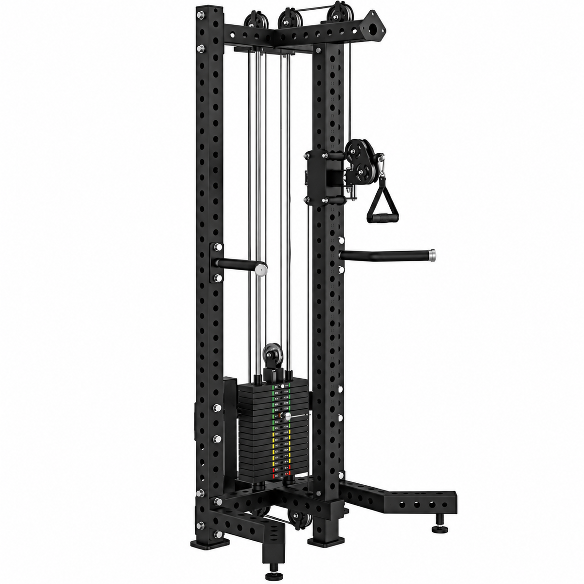 PRO Series Commercial Adjustable Single Cable Column | 100kg Weight Stack