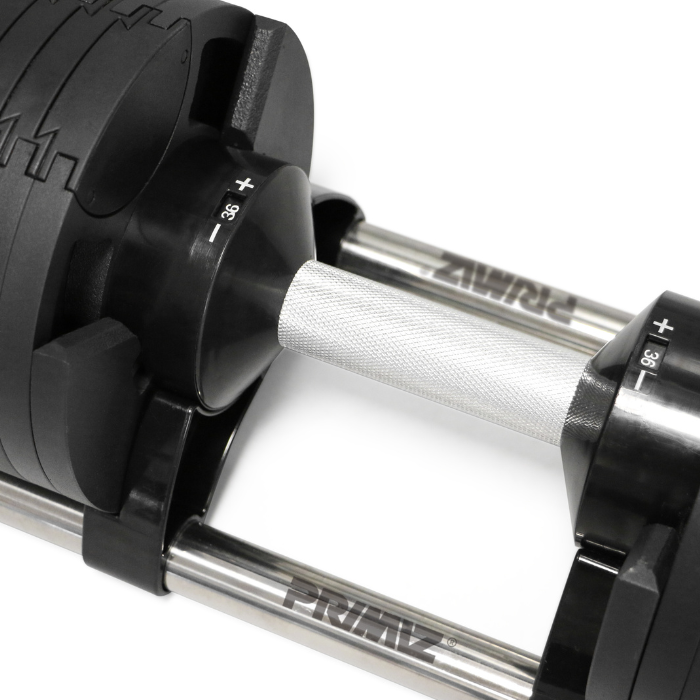 Primiz Premium 36KG Adjustable Dumbbell Set with Rack