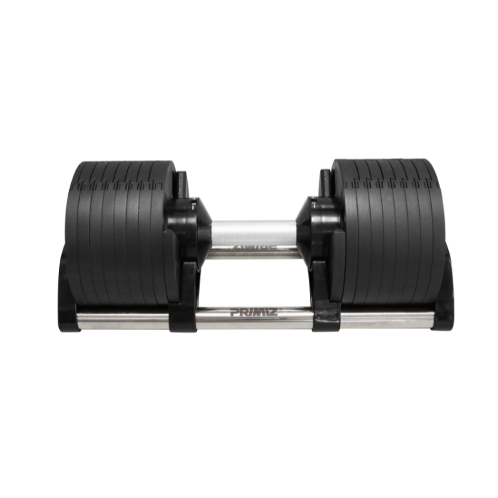 Primiz Premium 36KG Adjustable Dumbbell Set with Rack