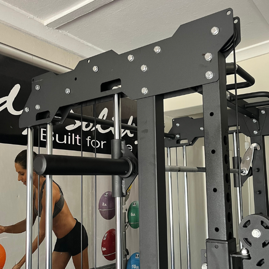Primiz All-In-One Smith Machine | Functional Trainer, Squat Rack & Home Gym System