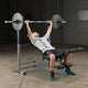 Body-Solid Adjustable Bench Press with Leg Developer