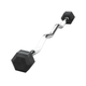 Rubber Hex EZ Curl Barbell 15kg