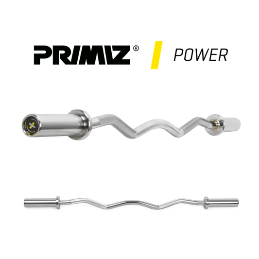 Primiz Premium Olympic EZ Curl Bar and Collars