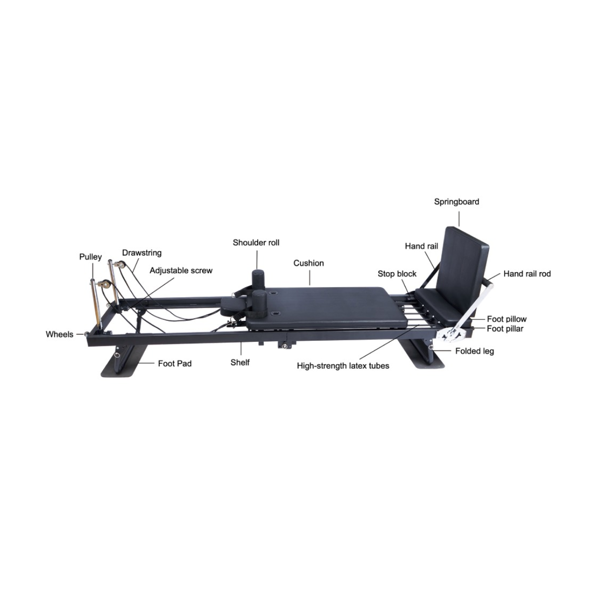 Pilates Foldable Reformer