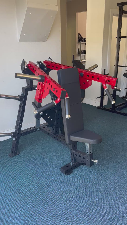 PRO Series Commercial Adjustable Shoulder Press Machine | Plate Loaded Strength Equipment